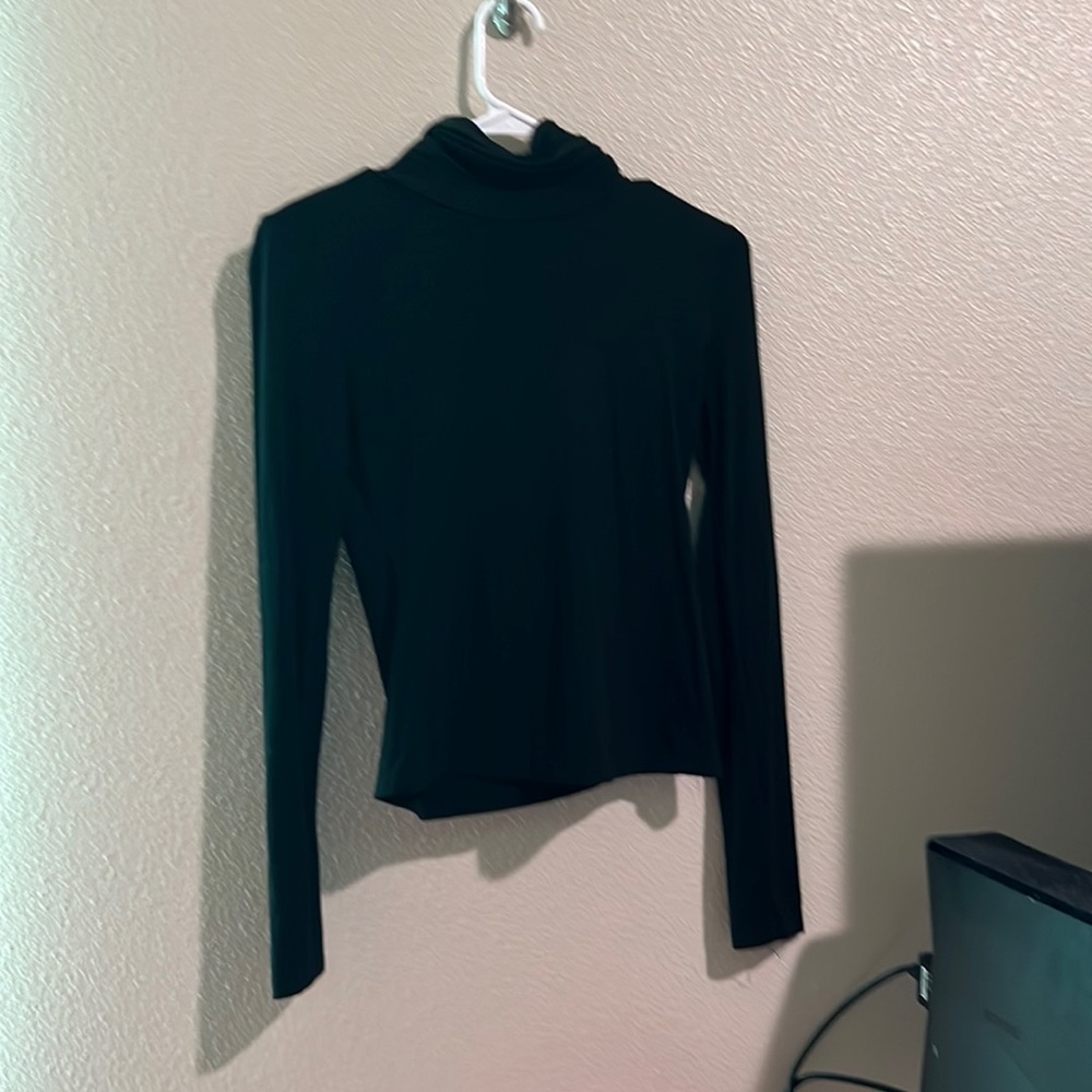 Black turtle neck